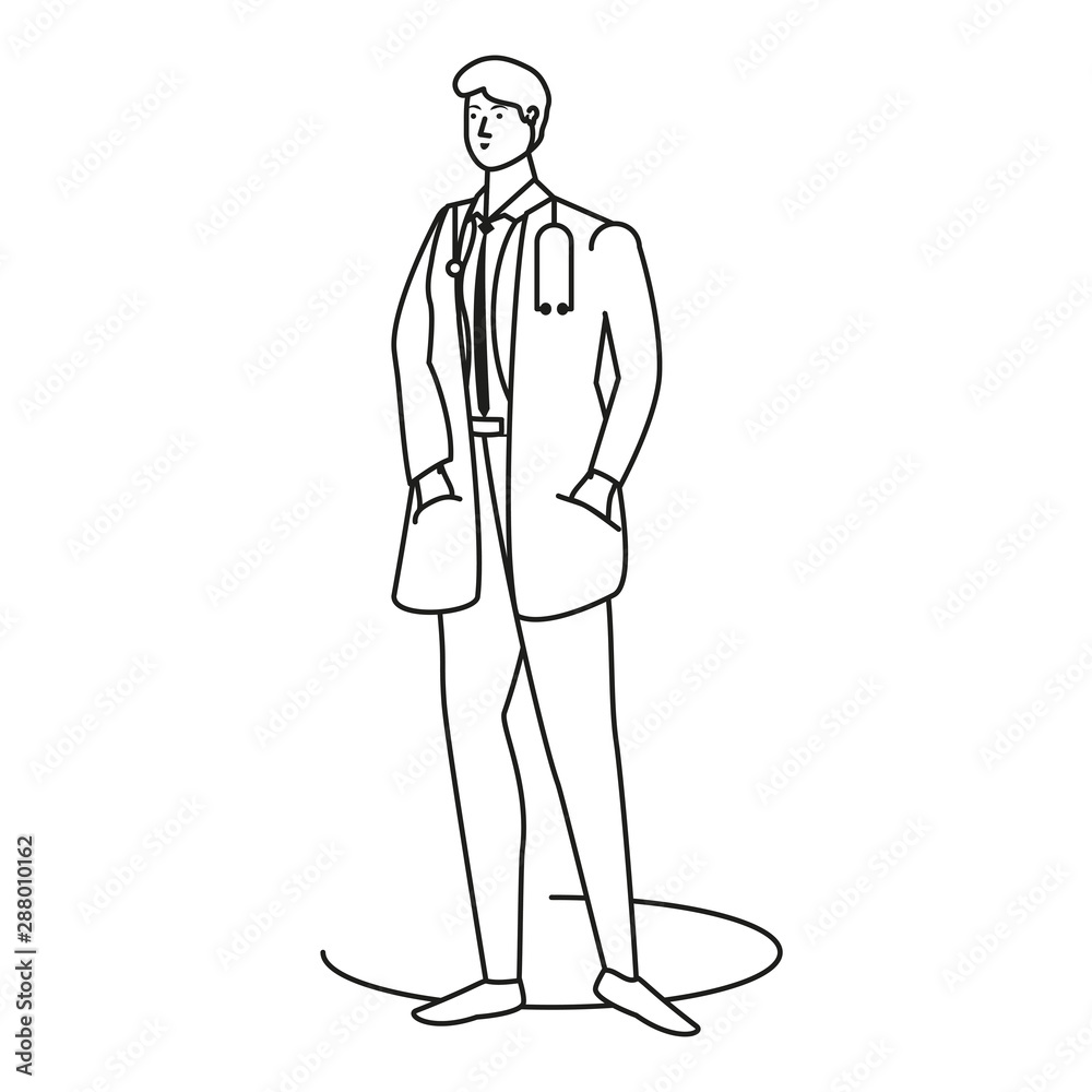 medical doctor worker avatar character medical doctor worker avatar character