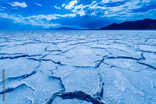 Dried salt flats