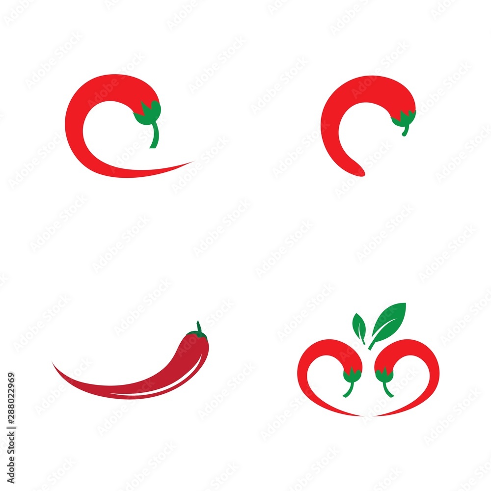 Chili logo vector Chili logo vector