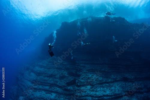 Molokini Krater Außenwand