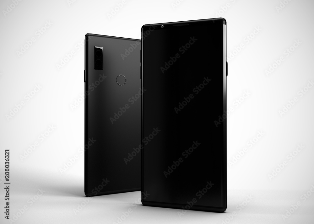 Smartphone Mobile Phone 3D Render Smartphone Mobile Phone 3D Render