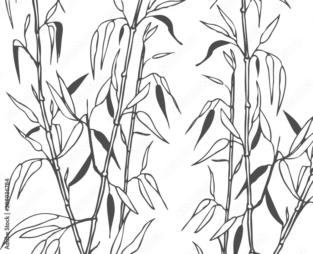 raster simple bamboo background in gray and white colors. Element for wallpaper print. raster simple bamboo background in gray and white colors. Element for wallpaper print.