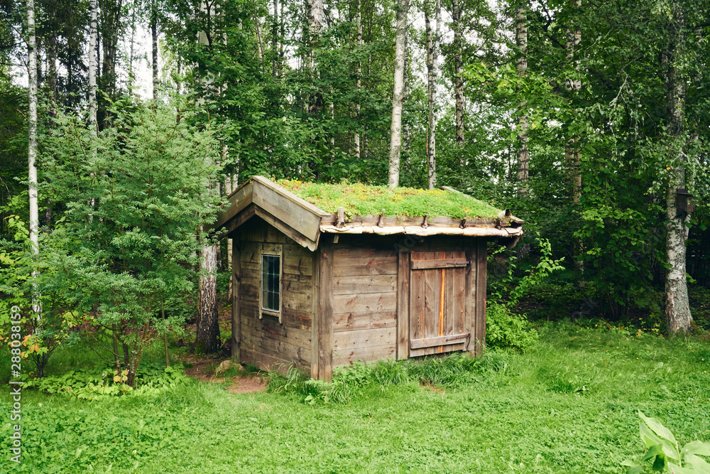 Hütte im Wald Schutzhütte Natur alt Hütte im Wald Schutzhütte Natur alt