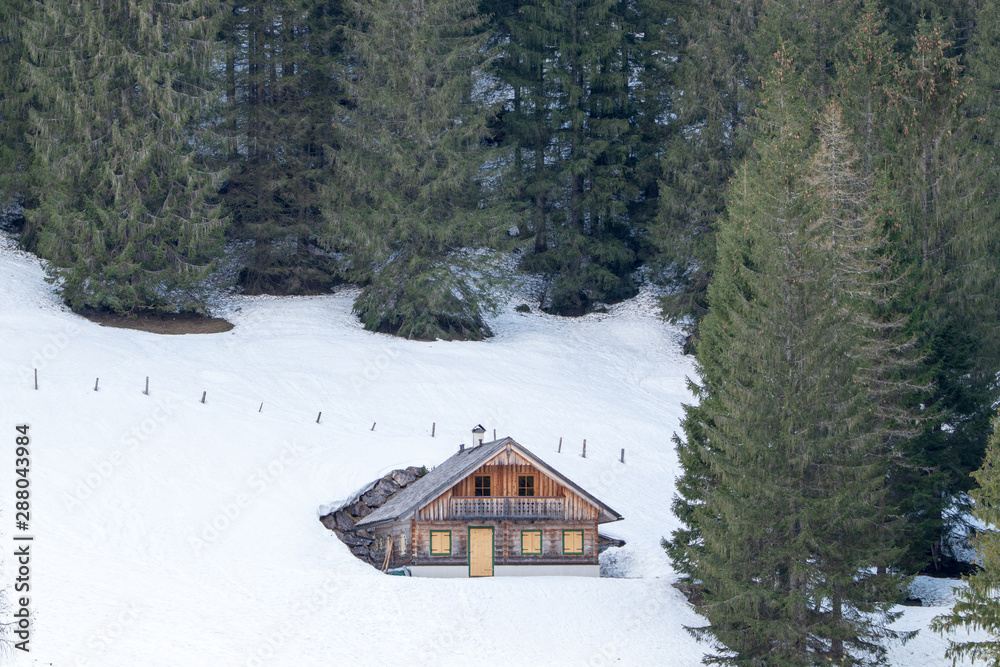 house in the snow house in the snow