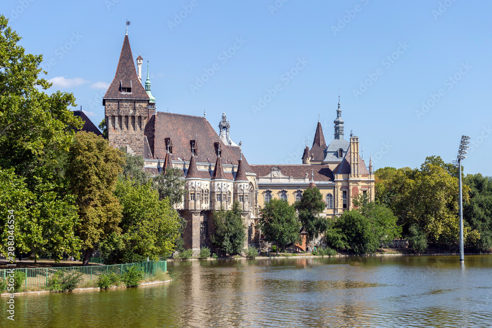 Vajdahunyad Castle in Budapest, Hungary