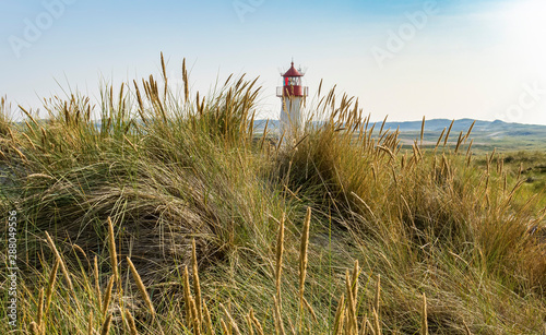 Lighthouse List-West on the island Sylt  Germany