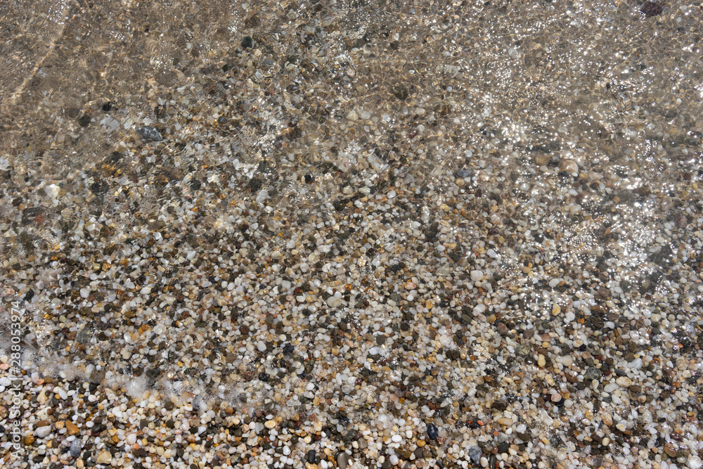 Natural background with water and rocks on the shore. Natural background with water and rocks on the shore.