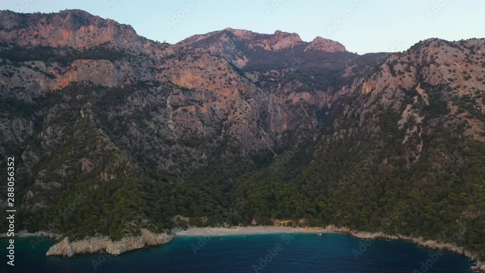 Amazing aerial view of mediterranean mountains. Amazing aerial view of mediterranean mountains.
