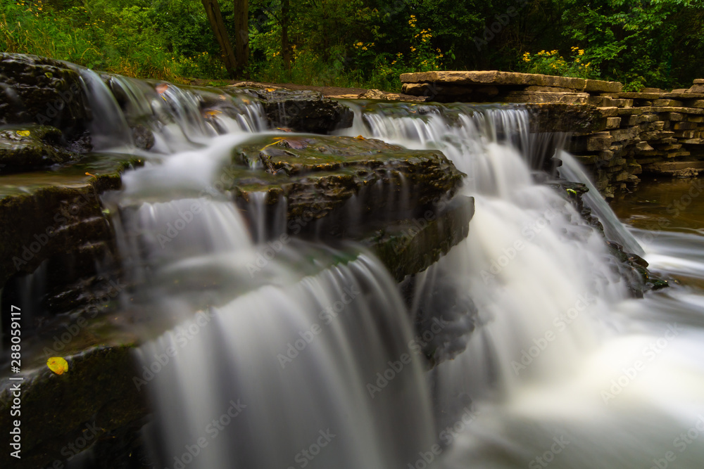 Cascade in Waterfall Glen Cascade in Waterfall Glen