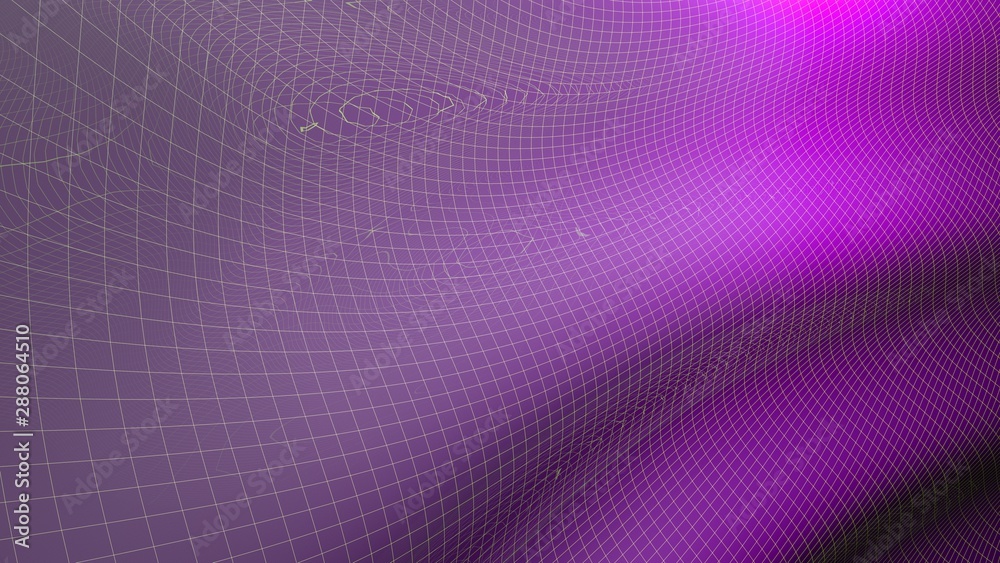 Purple waving surface background - 3d rendering illustration Purple waving surface background - 3d rendering illustration