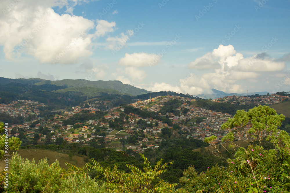 Obraz premium view of mountains