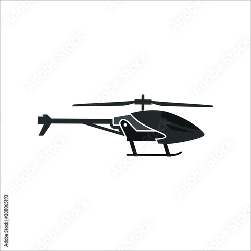 Helicopter Logo. RC Game Symbol. Icon Vector Eps 10.