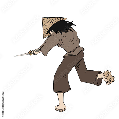samurai warrior attack