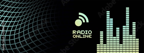 Radio online background