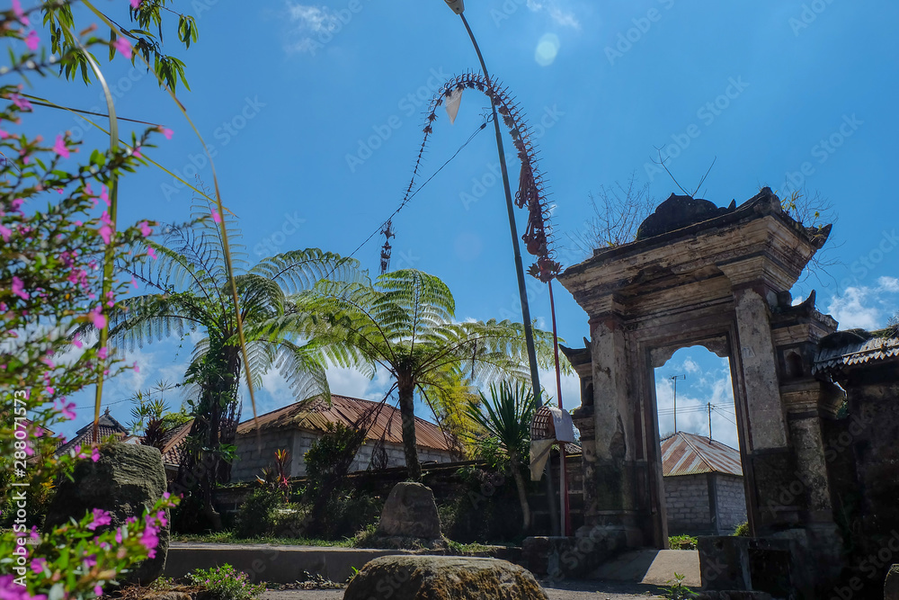 Obraz premium Traditional house in traditional village pengotan 