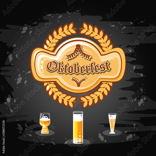 oktoberfest celebration day with beer glasses