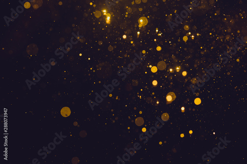 Gold abstract bokeh © pandaclub23