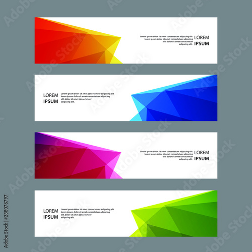Free Download Vector Abstract design banner web template - GFXLoad