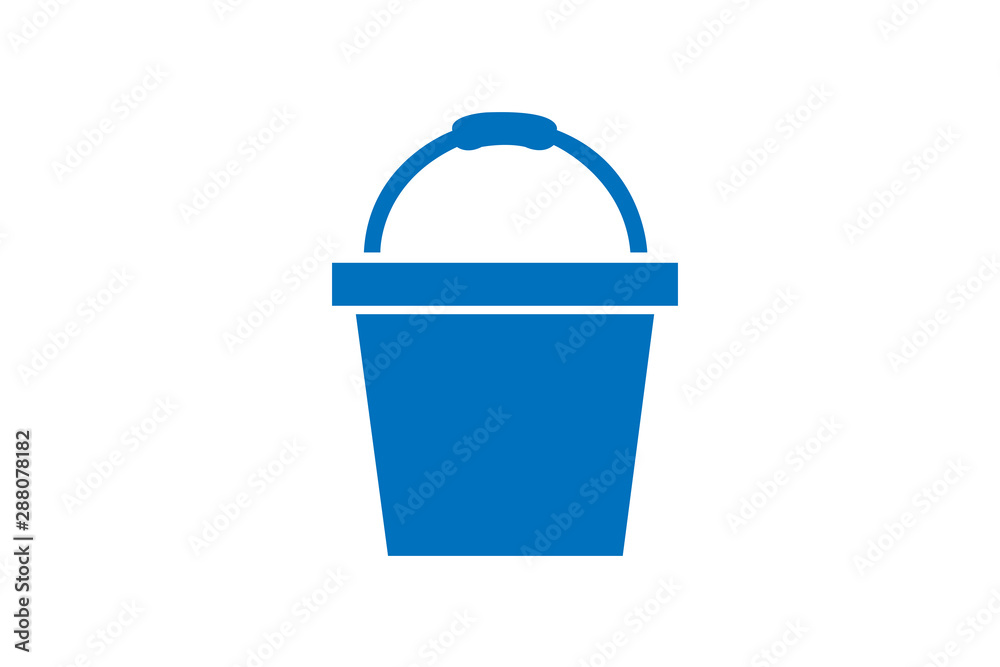 Bucket icon, pail icon vector illustration Bucket icon, pail icon vector illustration
