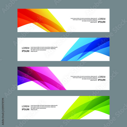 Vector Abstract design banner web template