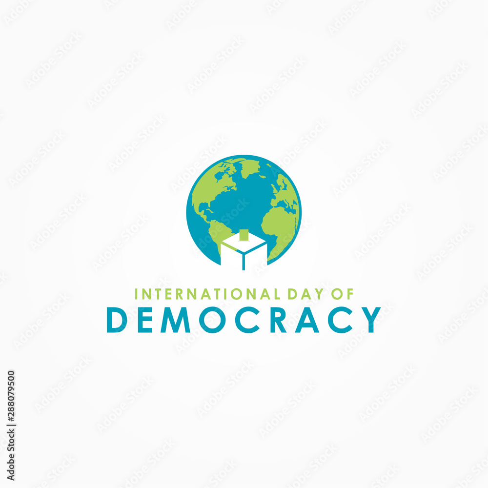 International Day of Democracy Vector Design Template