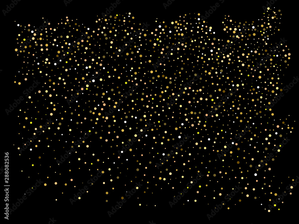 Abstract gold circles for holidays.