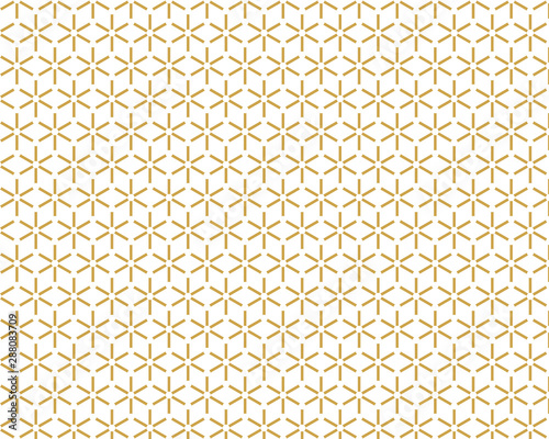 geometric pattern abstract white and gold tone vector background, line overlapping with modern concept