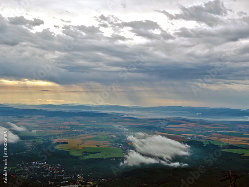 Fototapeta Naklejka Na Ścianę i Meble -  Storm clouds in the High Tatras
