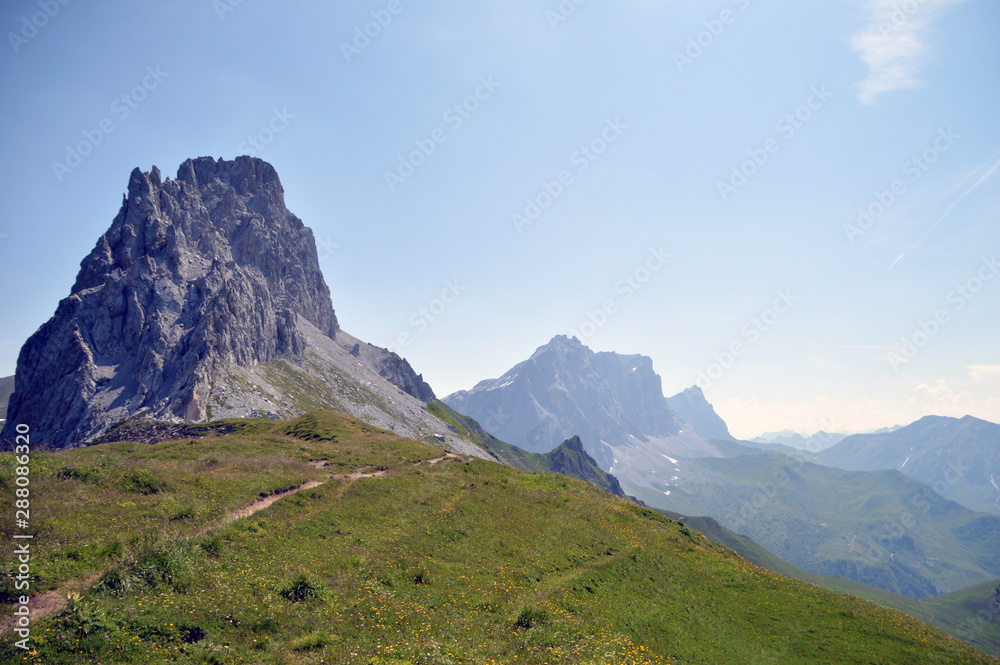 Gletschergebirge in Österreich