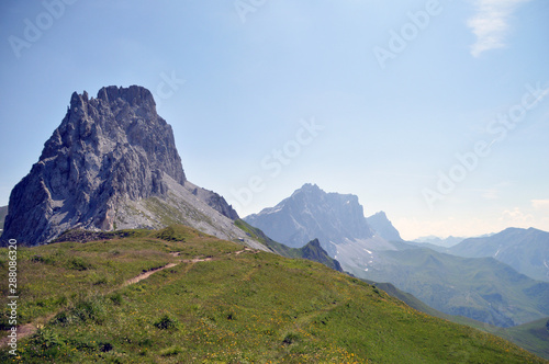 Gletschergebirge in Österreich