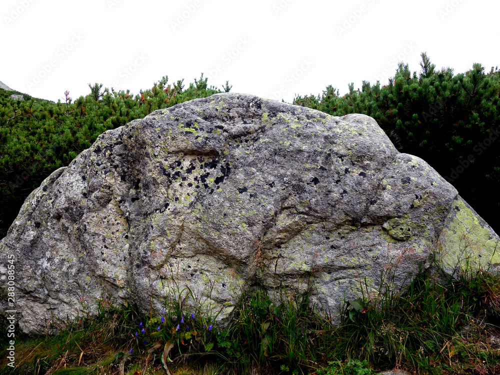 Rocky natural formation in high mountains Rocky natural formation in high mountains