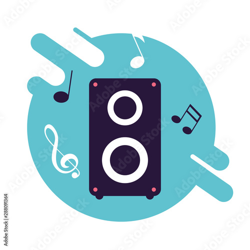 baffle audio with notes music