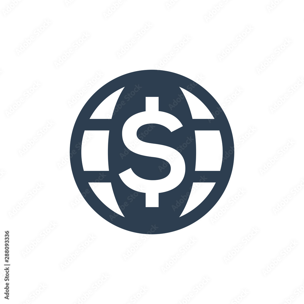 Global finance icon Global finance icon