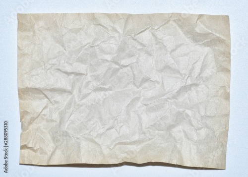 old paper on white background