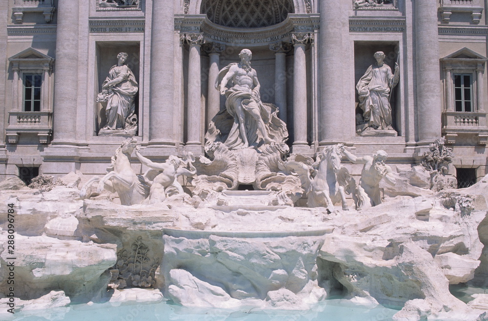 Naklejka premium Roma Fontana di Trevi
