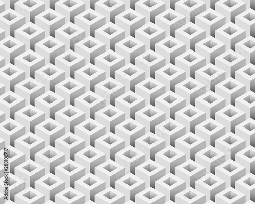 abstract white and gray tone vector background, brick perspective with shadow modern concept, space for text or message web design