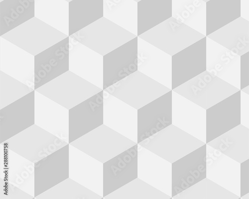 abstract white and gray tone vector background, brick perspective with shadow modern concept, space for text or message web design