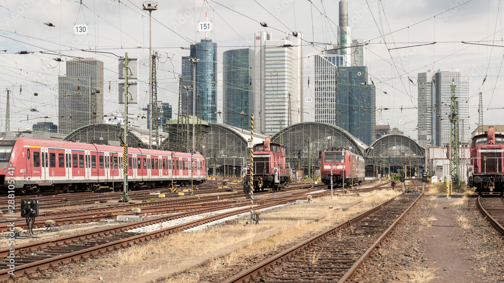Frankfurter Hauptbahnhof Rückseite Frankfurter Hauptbahnhof Rückseite