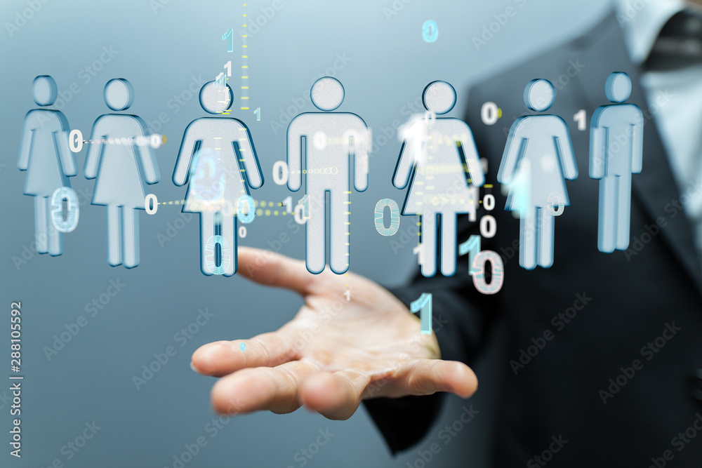 Group of business partner looking for the future Group of business partner looking for the future