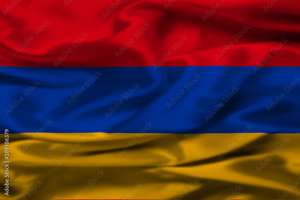 Naklejka premium Banderia Armenia