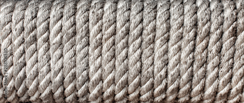 Rope on the mast.