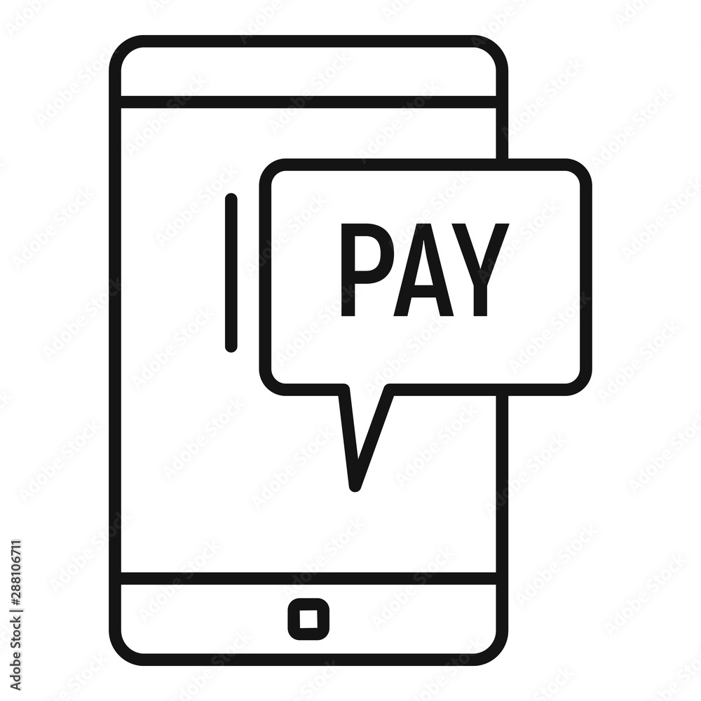 Web payment icon. Outline web payment vector icon for web design isolated on white background Web payment icon. Outline web payment vector icon for web design isolated on white background