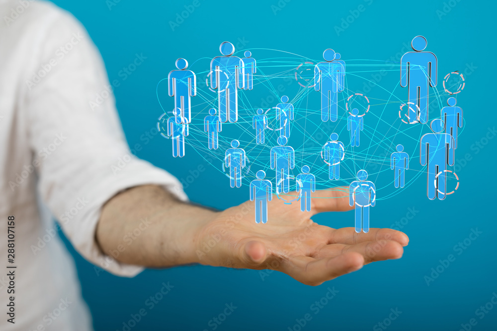 group of businessperson. Global business network concept group of businessperson. Global business network concept