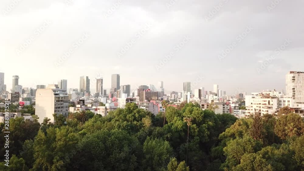 Video of Parque México and the buildings around it. Video of Parque México and the buildings around it.
