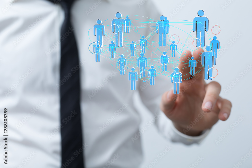 group of network people - Business and contact group of network people - Business and contact