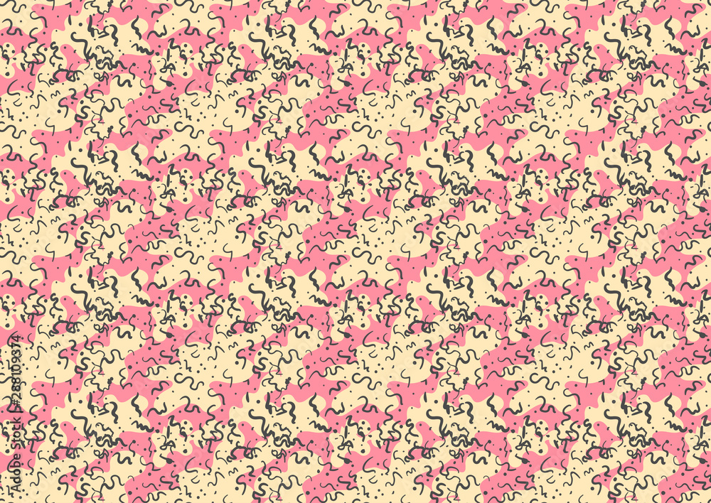 seamless color pattern with doodles seamless color pattern with doodles