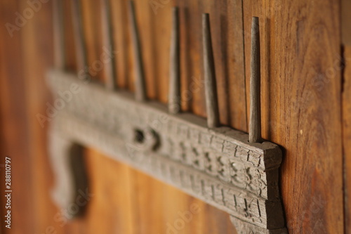a wood wooden is isolated 