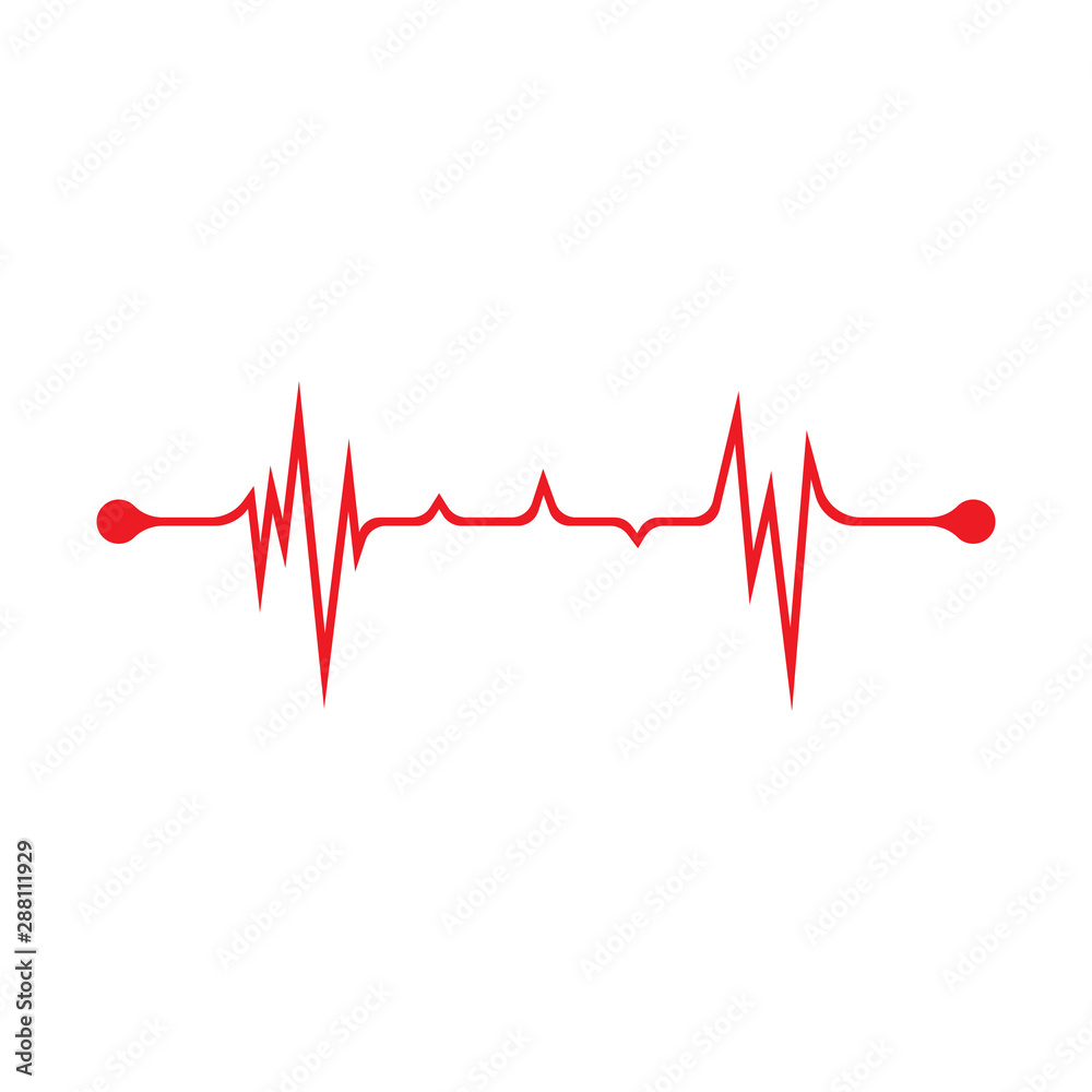 Art design health medical heartbeat pulse vector Art design health medical heartbeat pulse vector