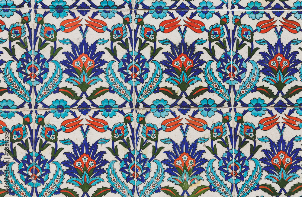 Old traditional Turkish tiles