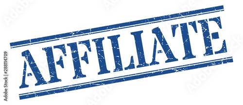 affiliate stamp. affiliate square grunge sign. affiliate